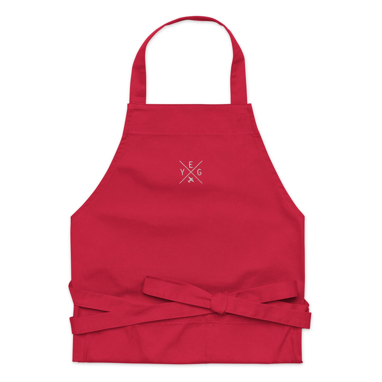 Crossed-X Organic Cotton Apron • YEG Edmonton • YHM Designs - Image 09