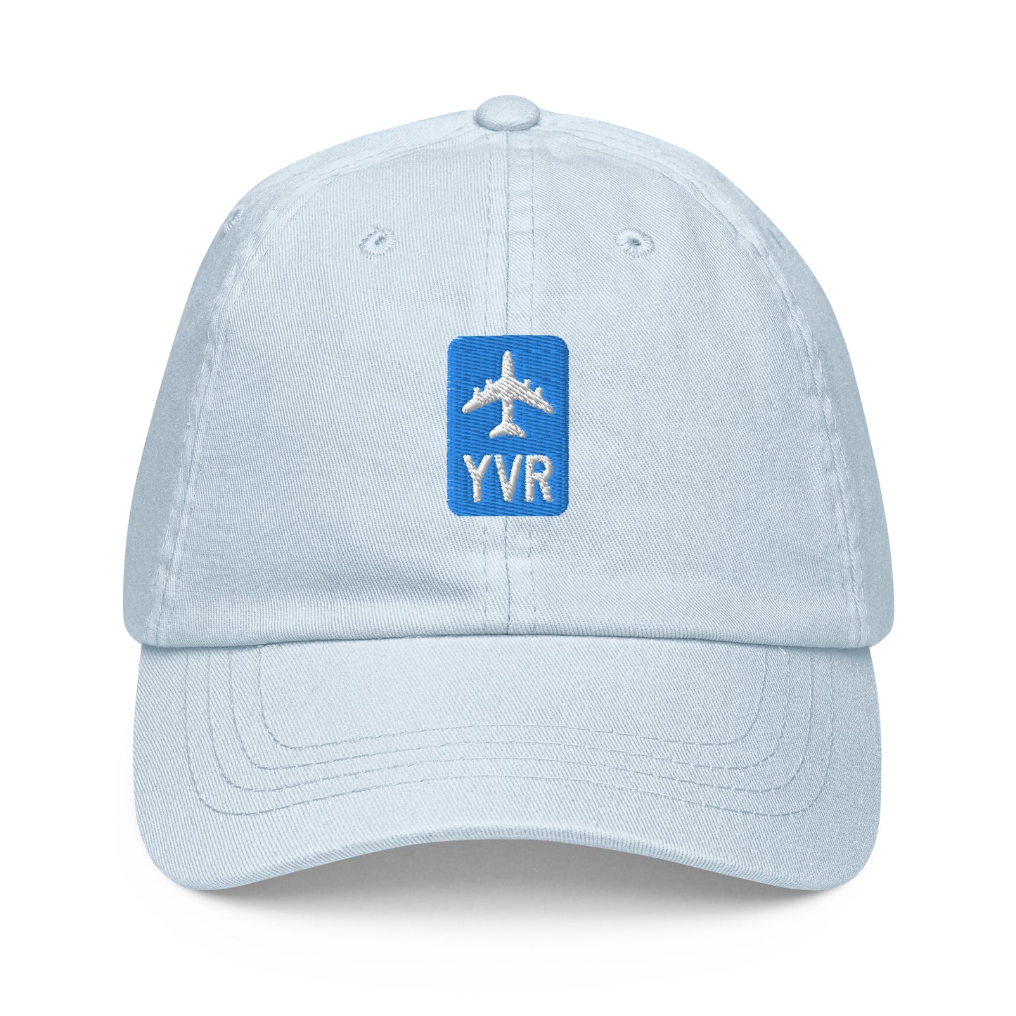 Jetliner Pastel Baseball Cap • Blue • YVR Vancouver Souvenir • YHM Designs - Image 07