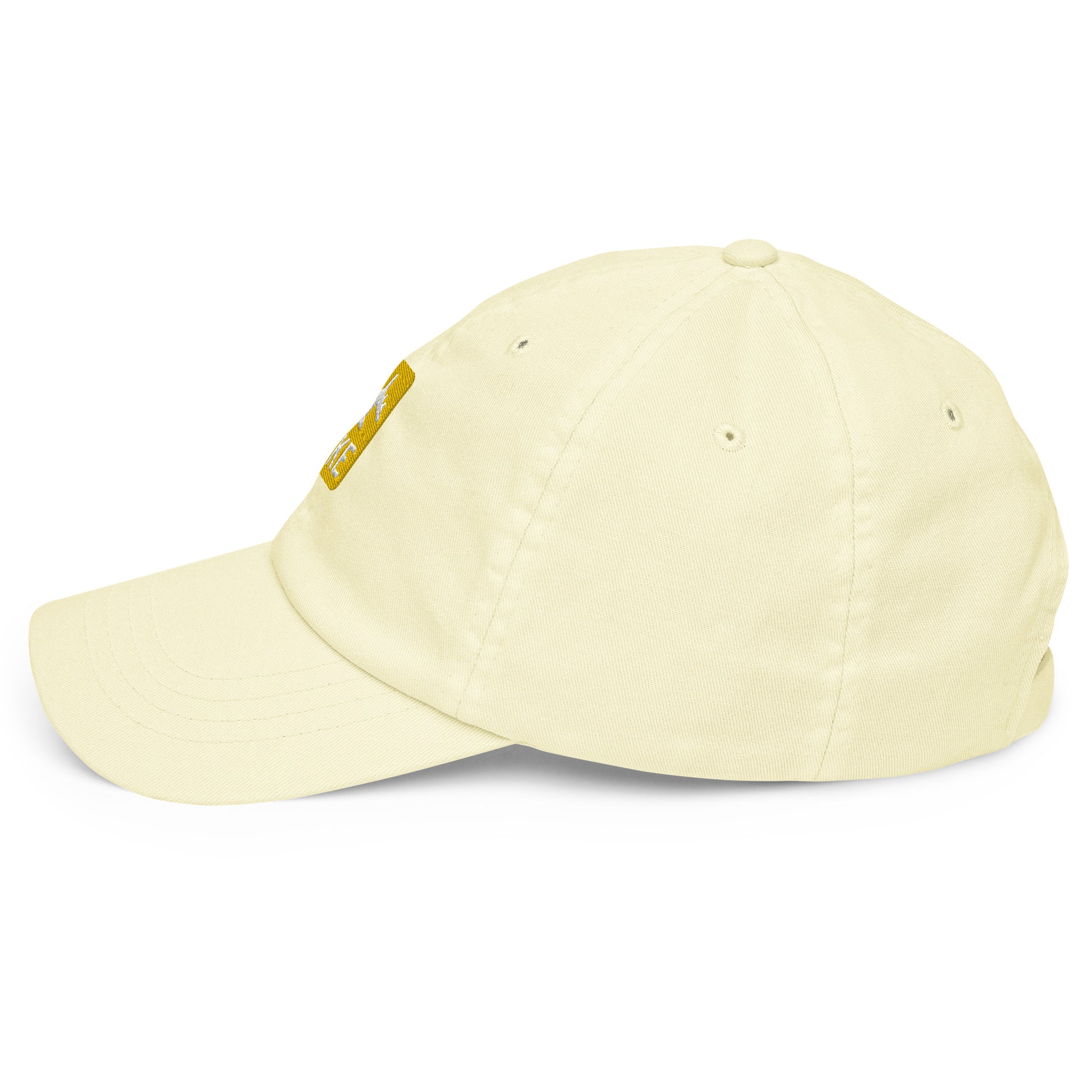 Jetliner Pastel Baseball Cap • Yellow • MKE Milwaukee Souvenir • YHM Designs - Image 09