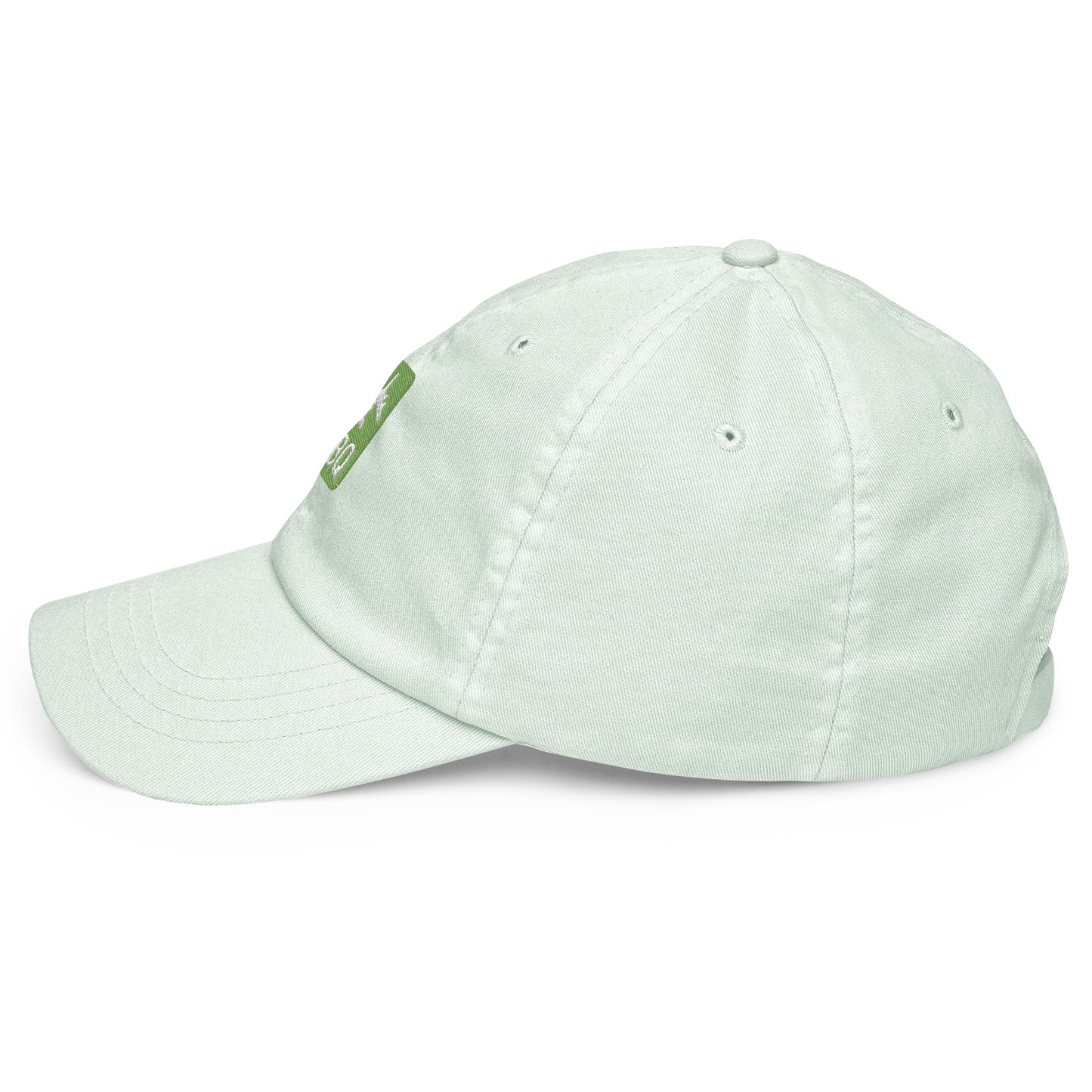 Jetliner Pastel Baseball Cap • Green • ABQ Albuquerque • YHM Designs - Image 09