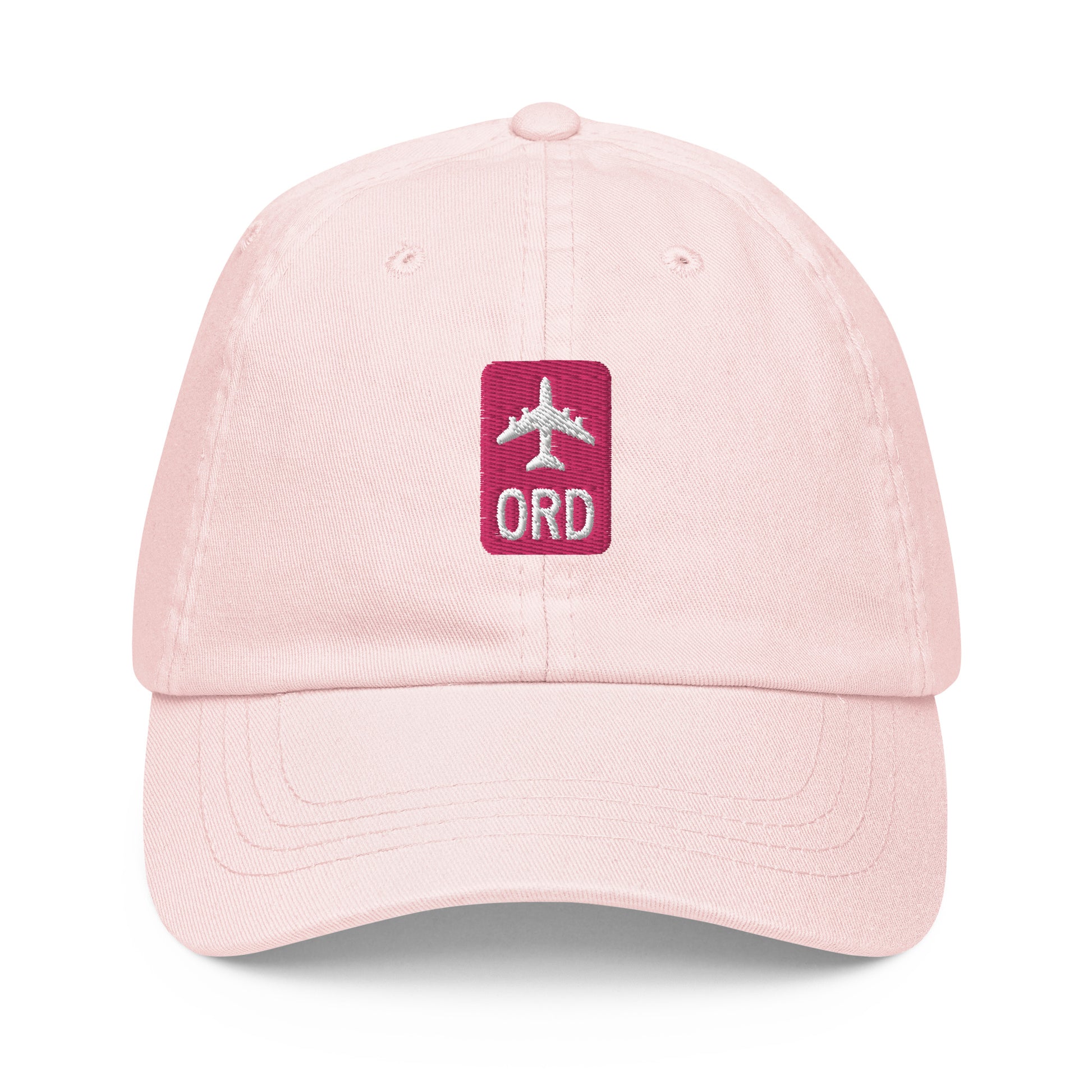 Jetliner Pastel Baseball Cap • Pink • ORD Chicago Souvenir • YHM Designs - Image 07