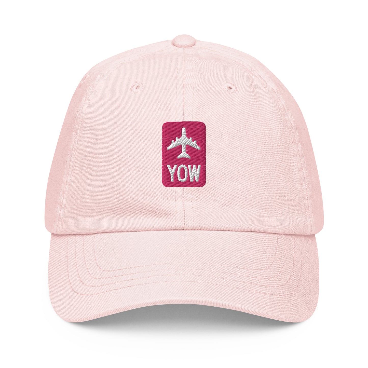 Jetliner Pastel Baseball Cap • Pink • YOW Ottawa • YHM Designs - Image 07