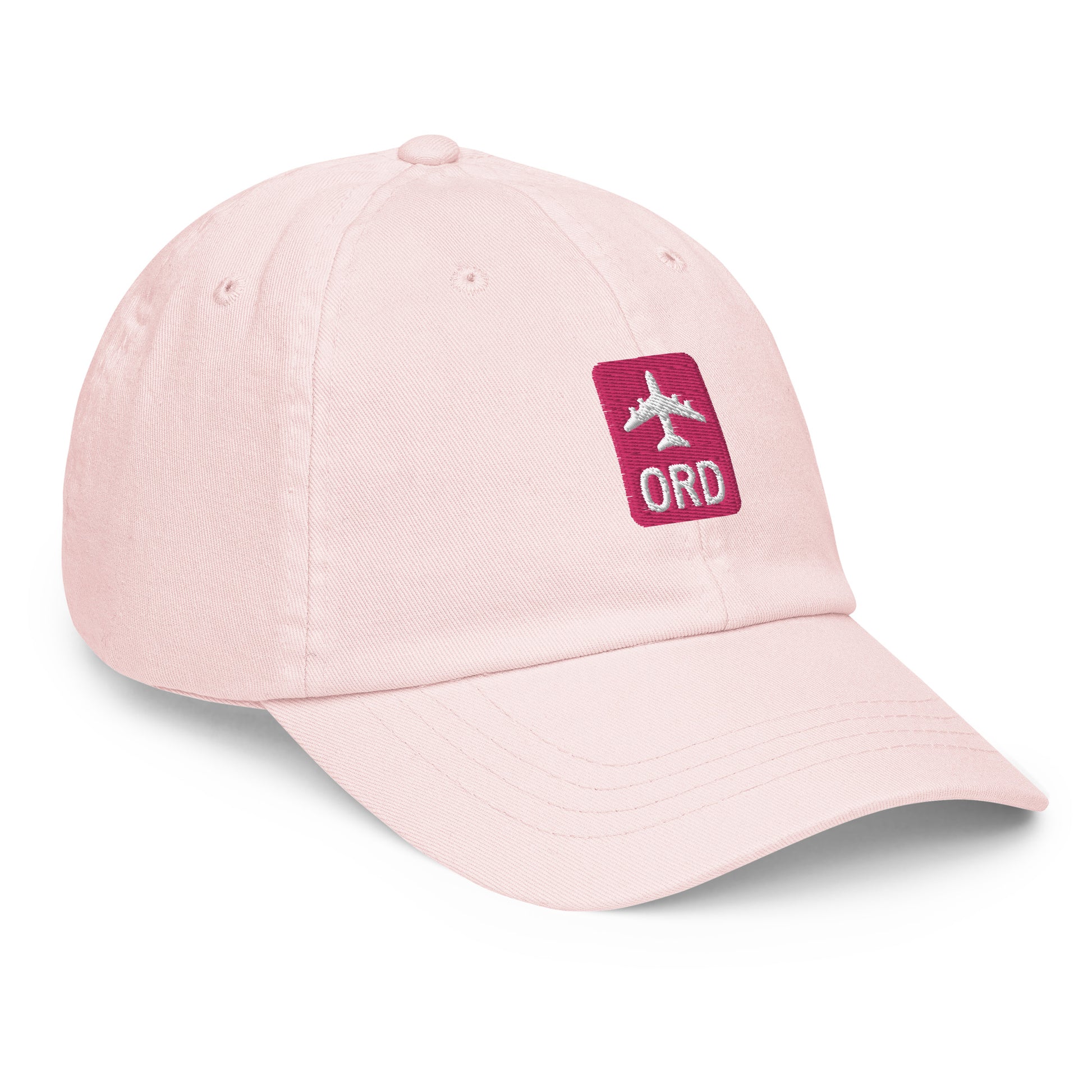 Jetliner Pastel Baseball Cap • Pink • ORD Chicago Souvenir • YHM Designs - Image 11