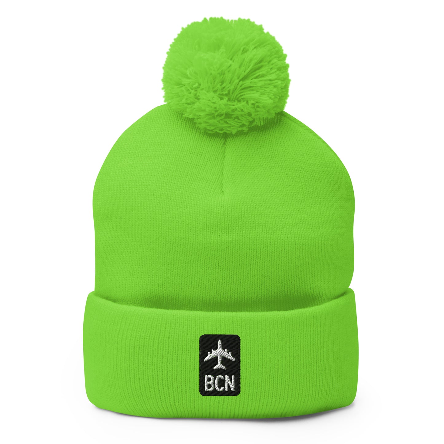 Jetliner Pom-Pom Beanie • Black/White • BCN Barcelona • YHM Designs - Image 14