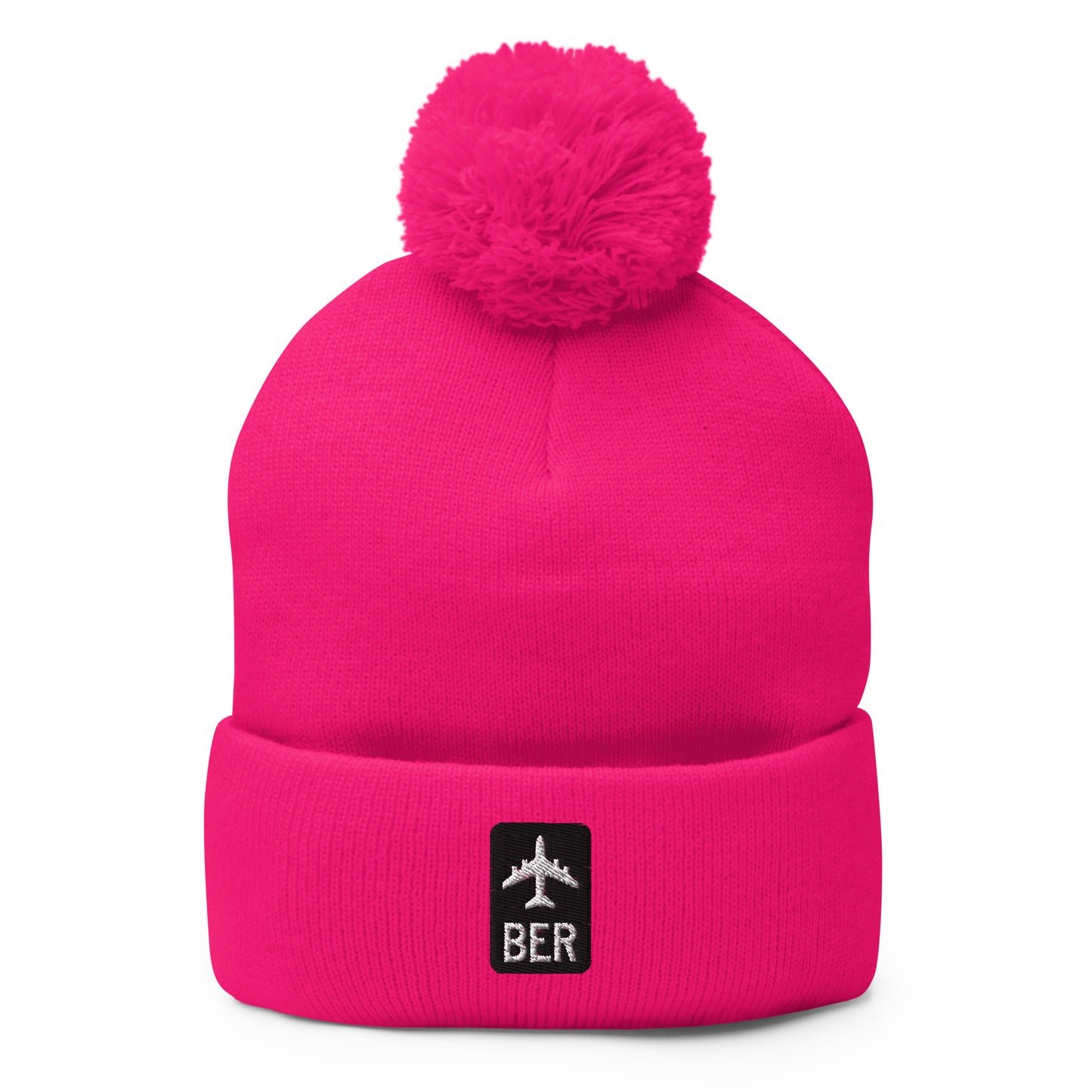 Jetliner Pom-Pom Beanie • Black/White • BER Berlin • YHM Designs - Image 11