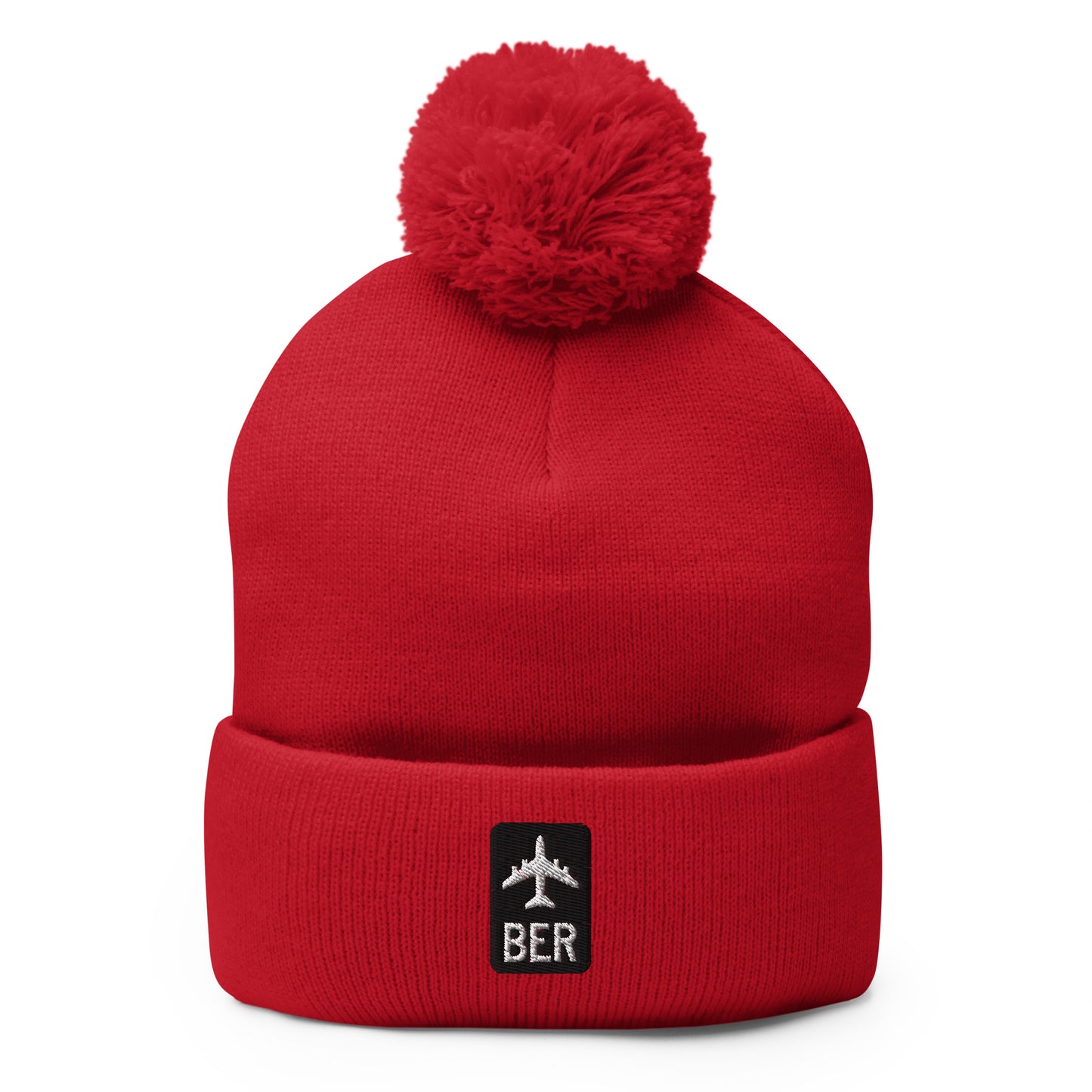 Jetliner Pom-Pom Beanie • Black/White • BER Berlin • YHM Designs - Image 09