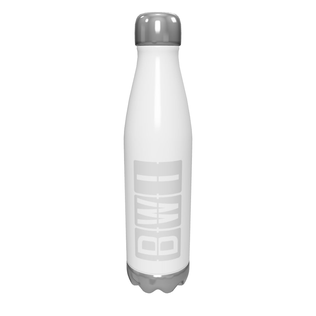 bwi-baltimore-airport-code-water-bottle-with-split-flap-display-design-in-grey