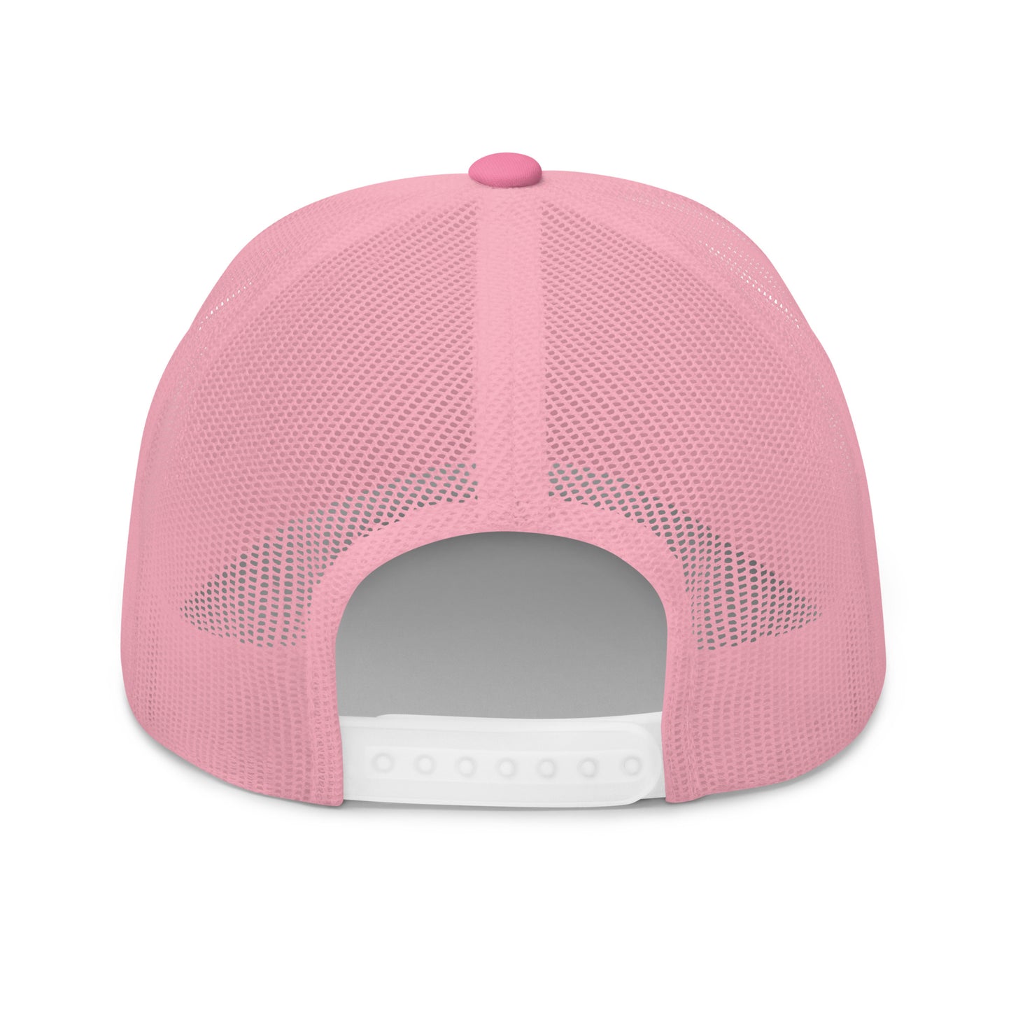 Retro Jetliner Trucker Hat • Pink and White • JNB Johannesburg • YHM Designs - Image 06