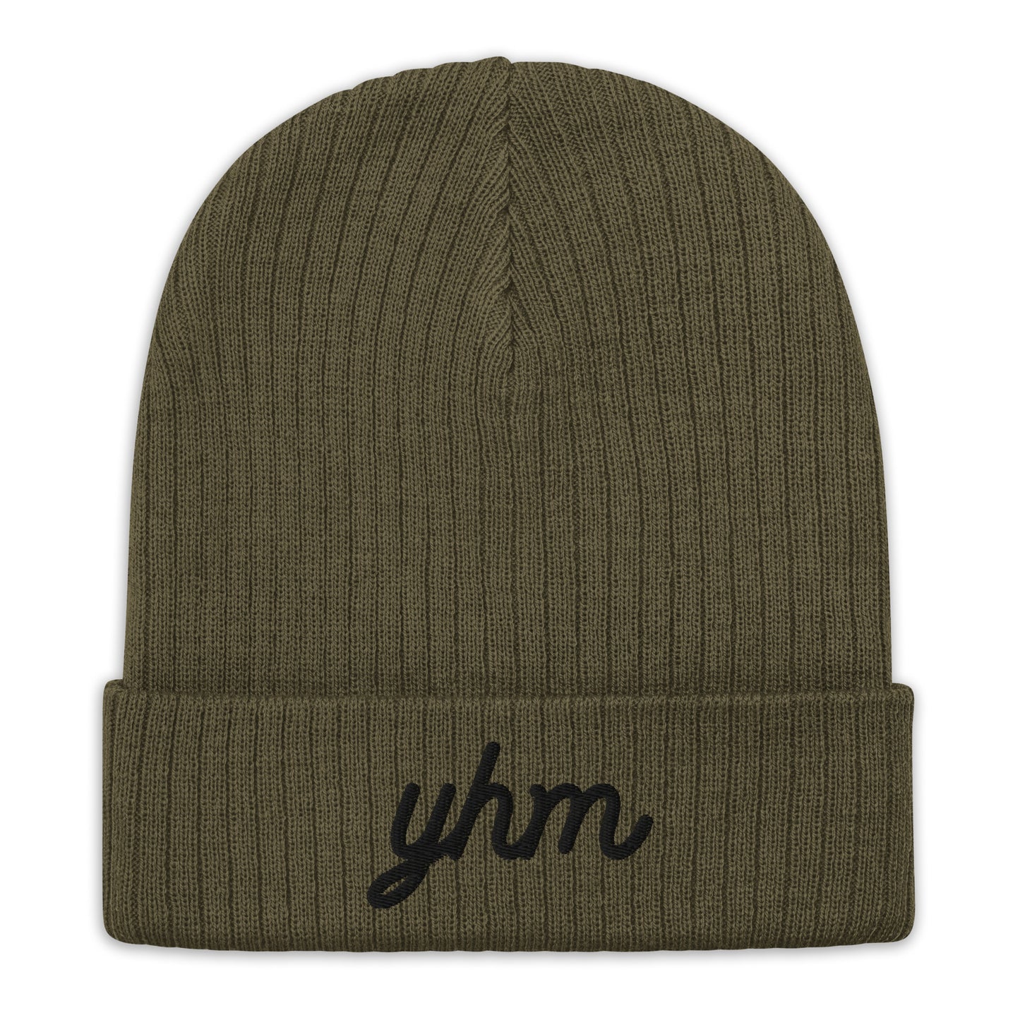 Vintage Script Recycled Cuffed Beanie • YHM Hamilton • YHM Designs - Image 09