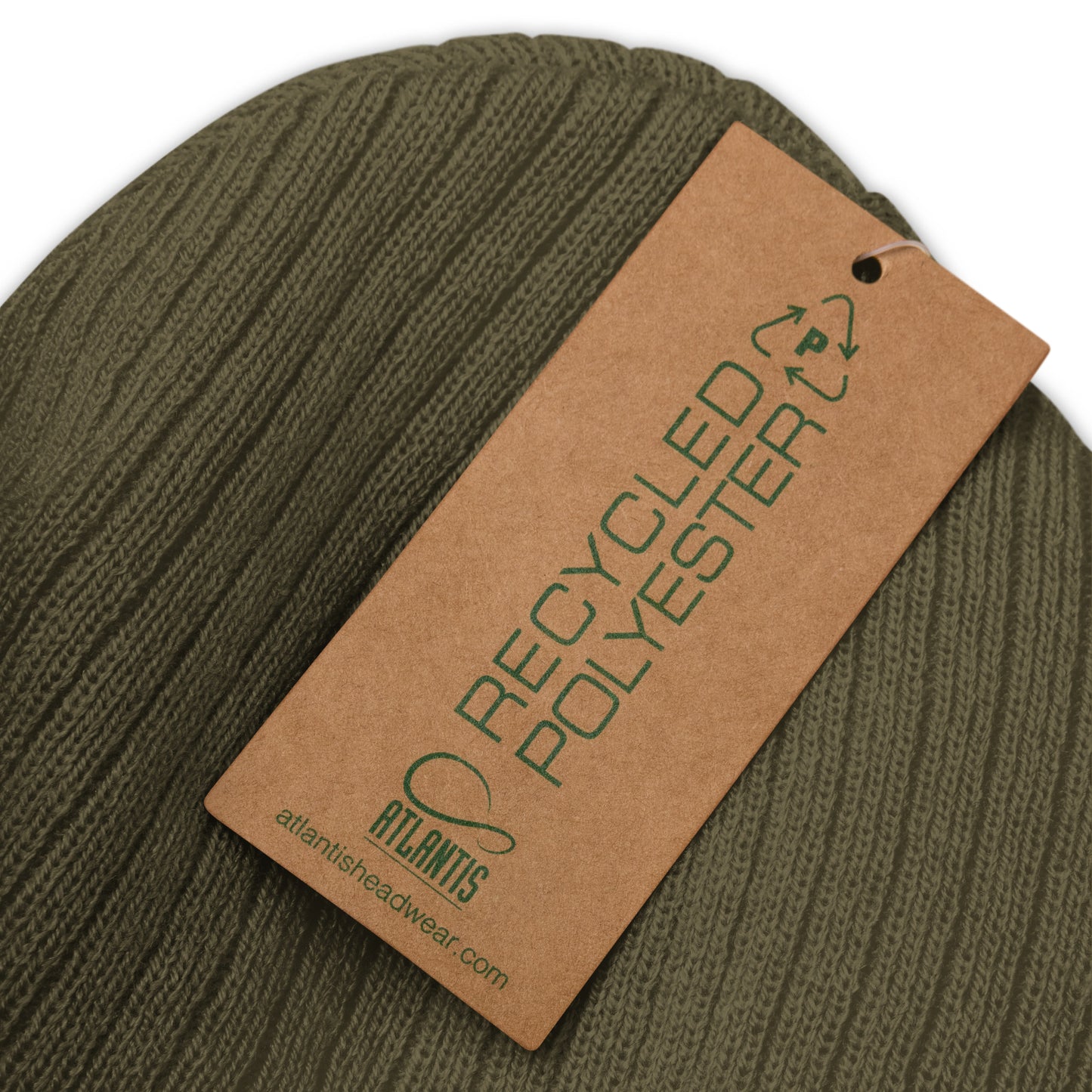 Jetliner Ribbed Knit Beanie • Black/White • BKK Bangkok • YHM Designs - Image 03