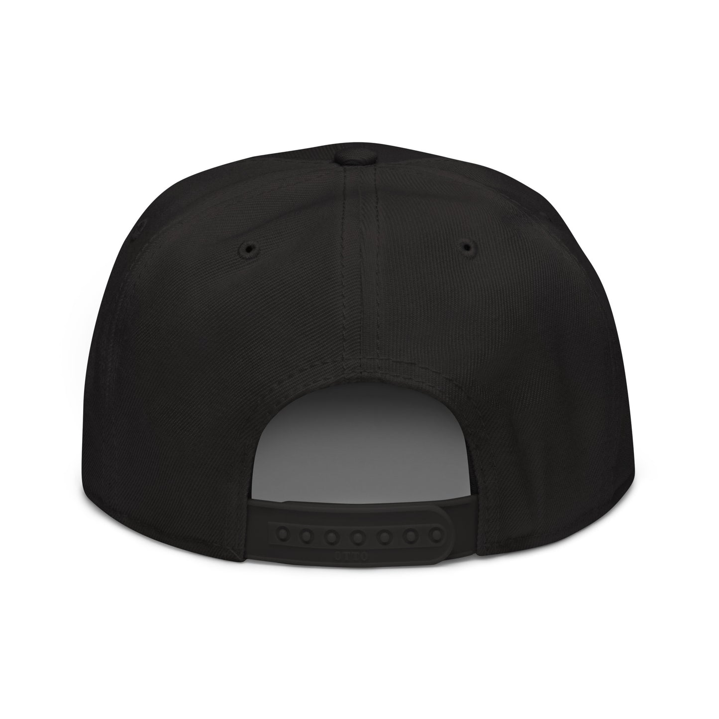 College-Style Wool-Blend Snapback Hat • White • ABQ Albuquerque • YHM Designs - Image 08