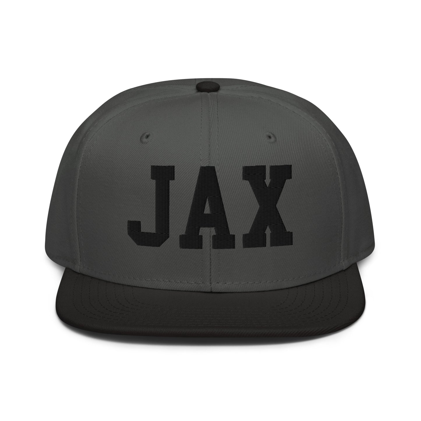 College-Style Wool-Blend Snapback Hat • Black • JAX Jacksonville • YHM Designs - Image 11