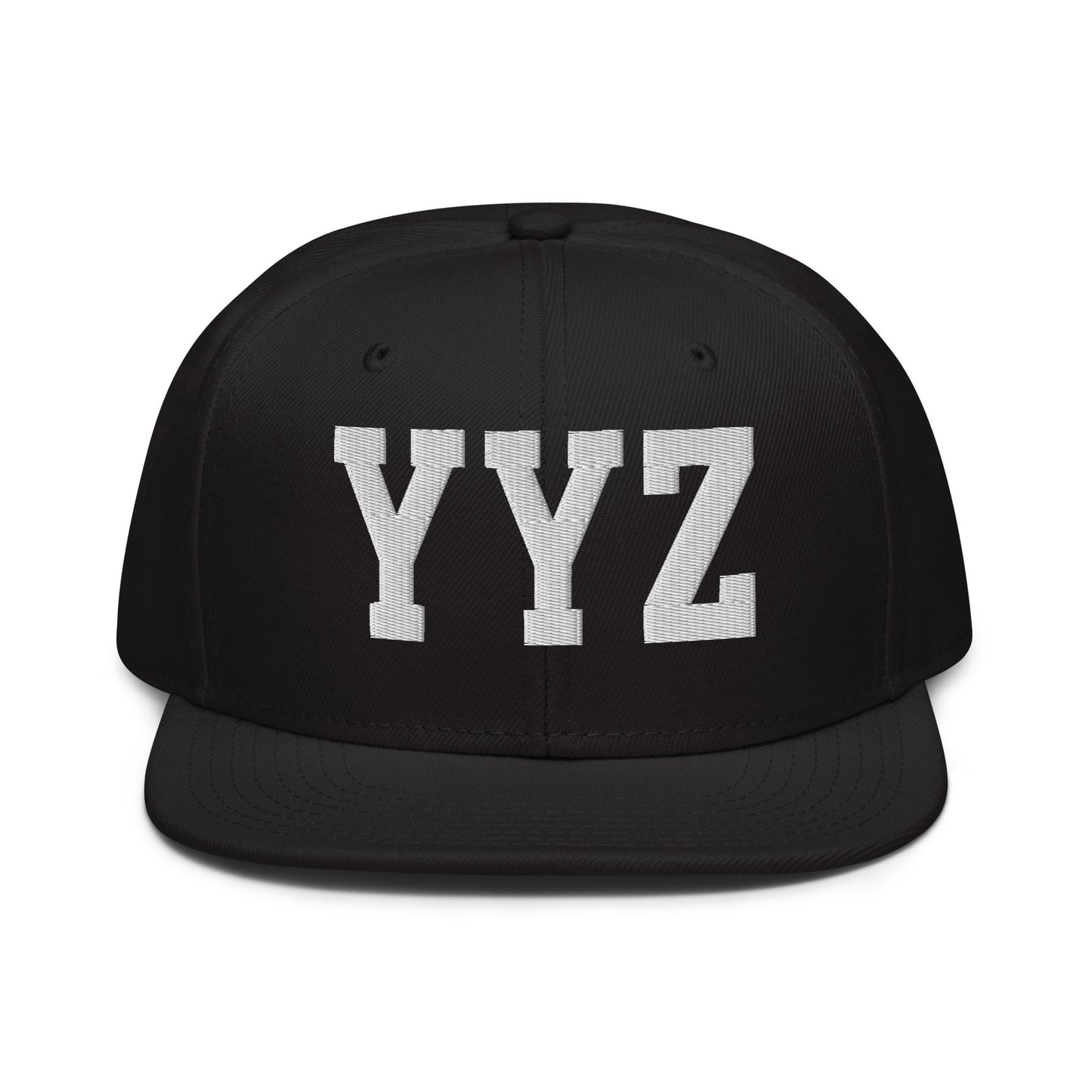 College-Style Wool-Blend Snapback Hat • White • YYZ Toronto • YHM Designs - Image 07