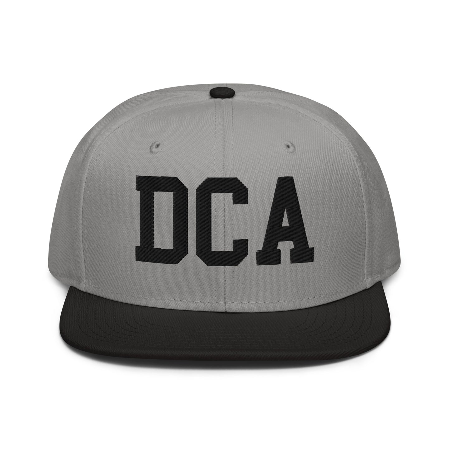 College-Style Wool-Blend Snapback Hat • Black • DCA Washington • YHM Designs - Image 19