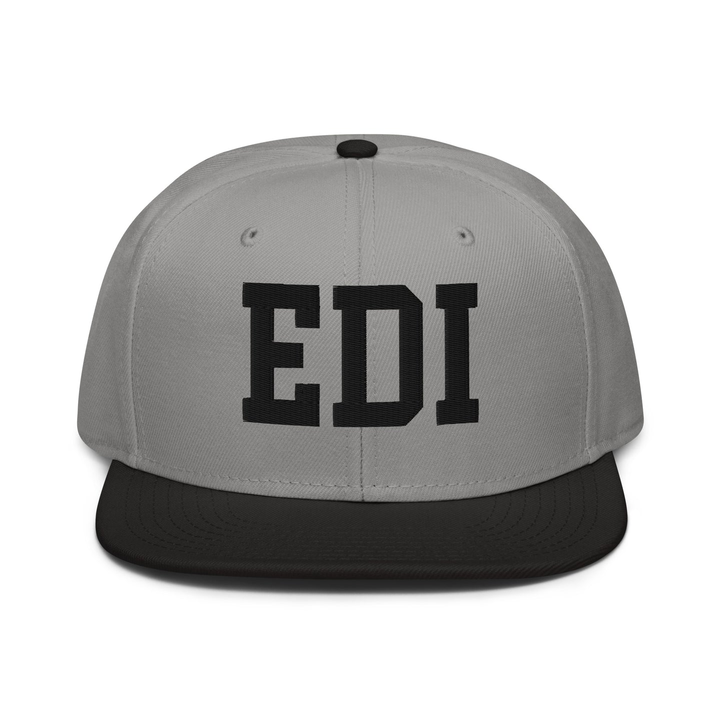 College-Style Wool-Blend Snapback Hat • Black • EDI Edinburgh • YHM Designs - Image 19