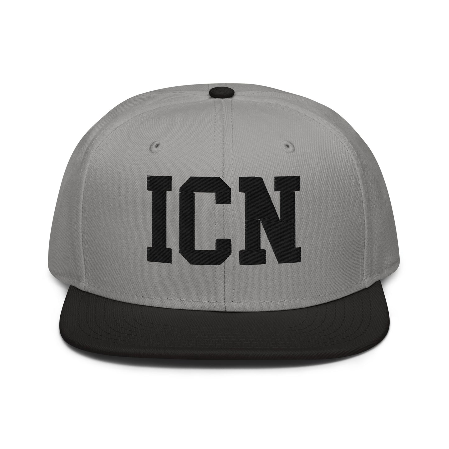 College-Style Wool-Blend Snapback Hat • Black • ICN Seoul • YHM Designs - Image 19