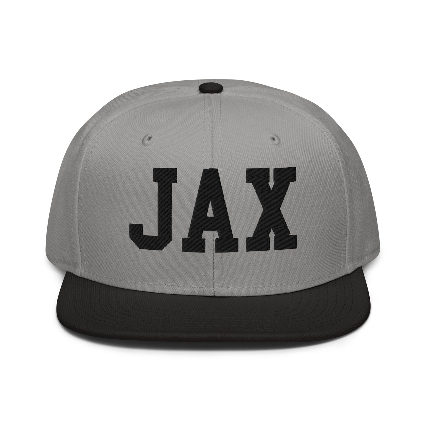 College-Style Wool-Blend Snapback Hat • Black • JAX Jacksonville • YHM Designs - Image 19