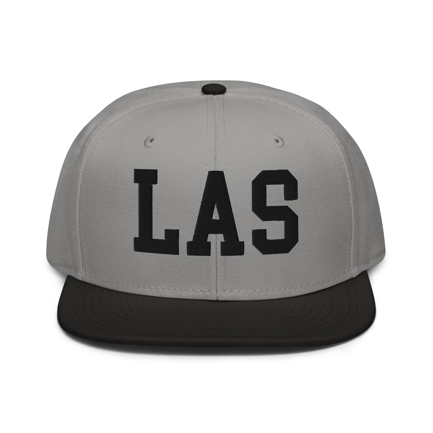 College-Style Wool-Blend Snapback Hat • Black • LAS Las Vegas • YHM Designs - Image 19