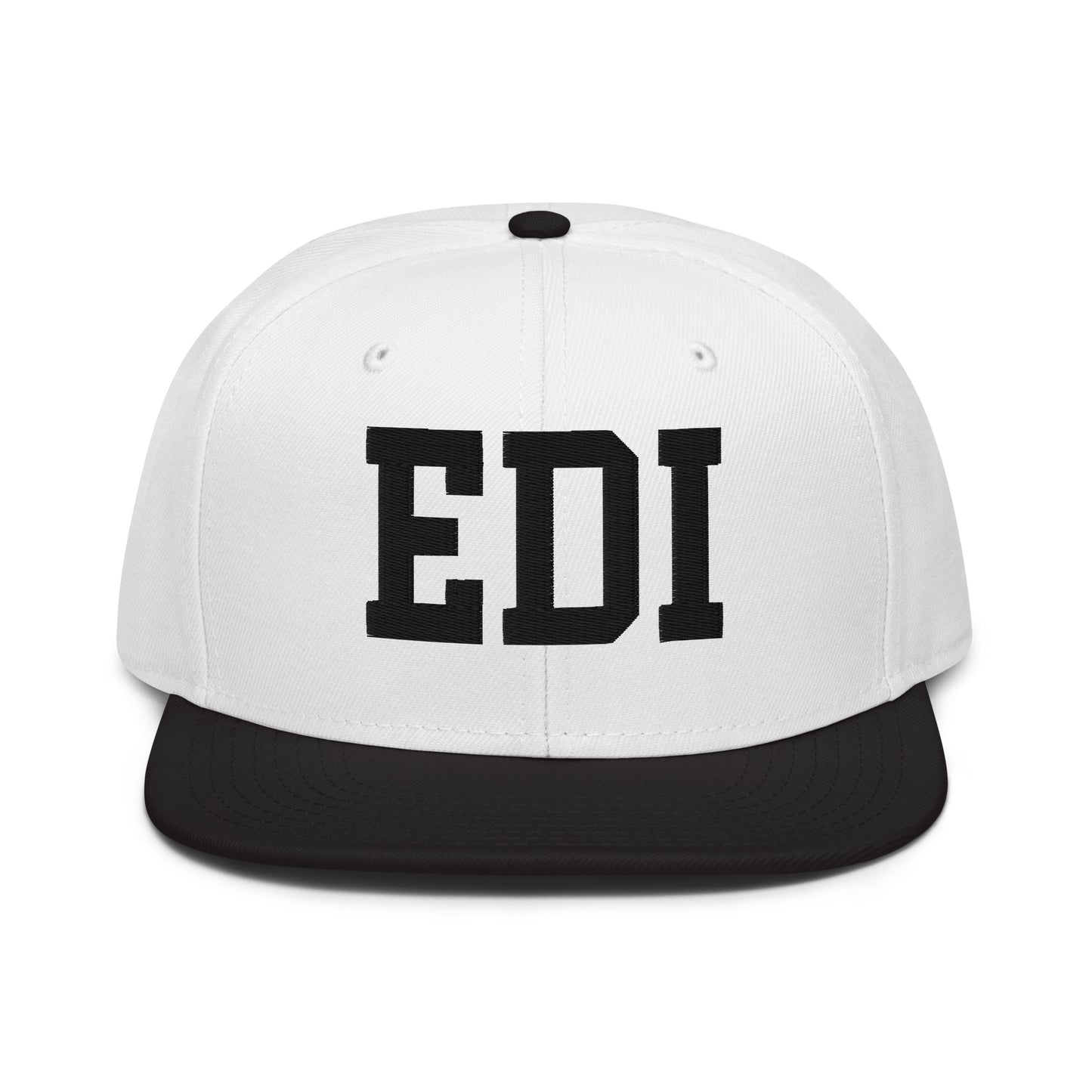 College-Style Wool-Blend Snapback Hat • Black • EDI Edinburgh • YHM Designs - Image 23