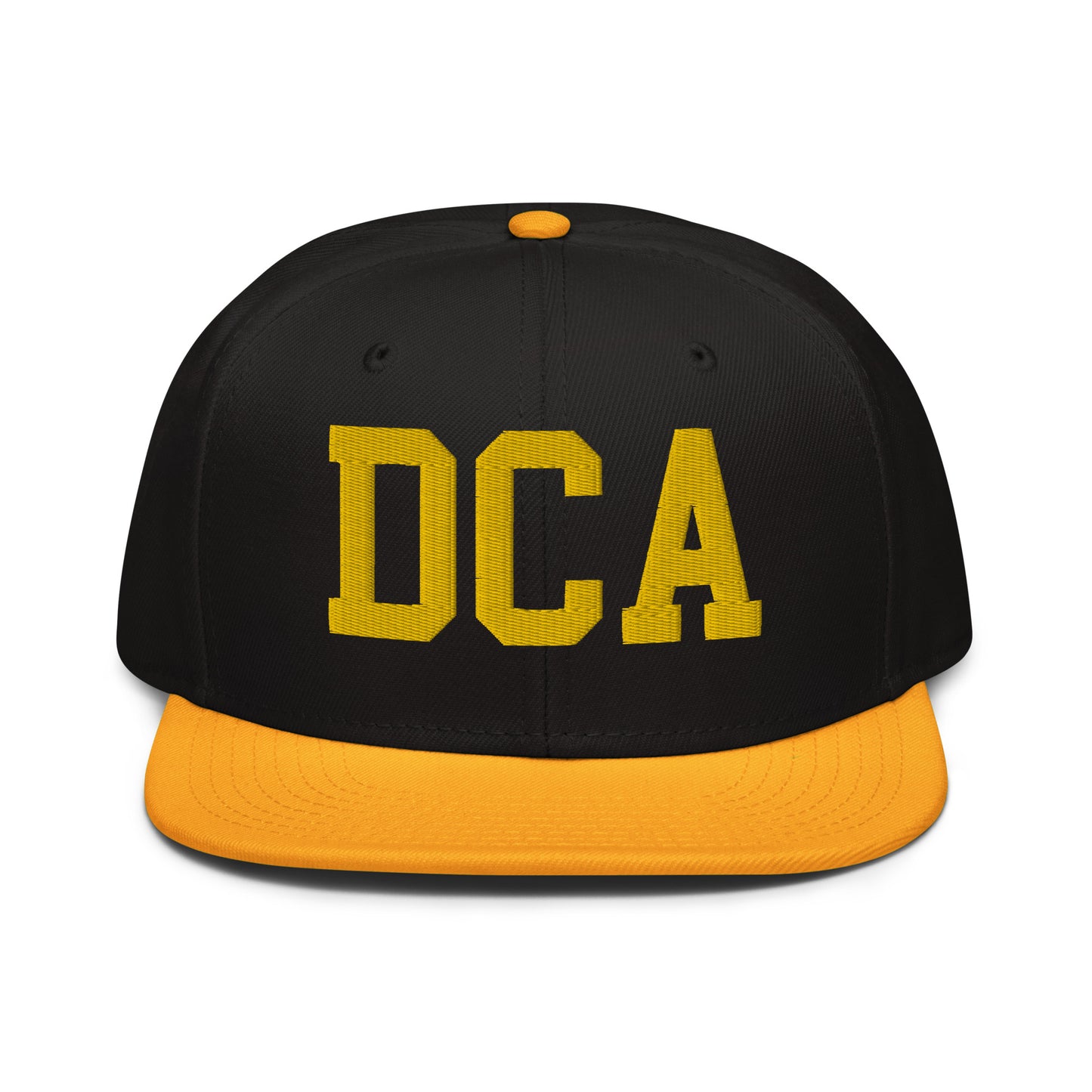 College-Style Wool-Blend Snapback Hat • Gold • DCA Washington • YHM Designs - Image 07