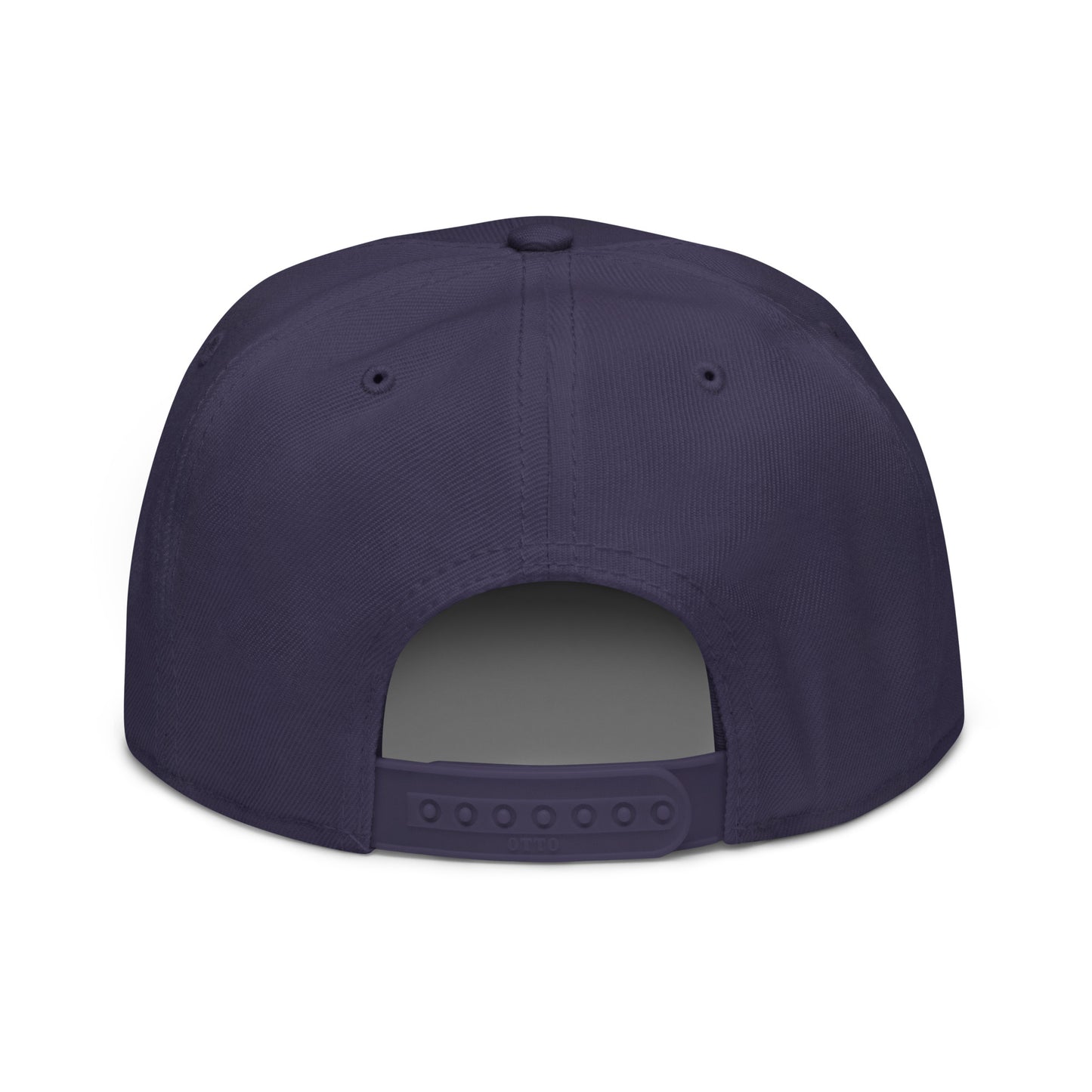 College-Style Wool-Blend Snapback Hat • White • ABQ Albuquerque • YHM Designs - Image 11