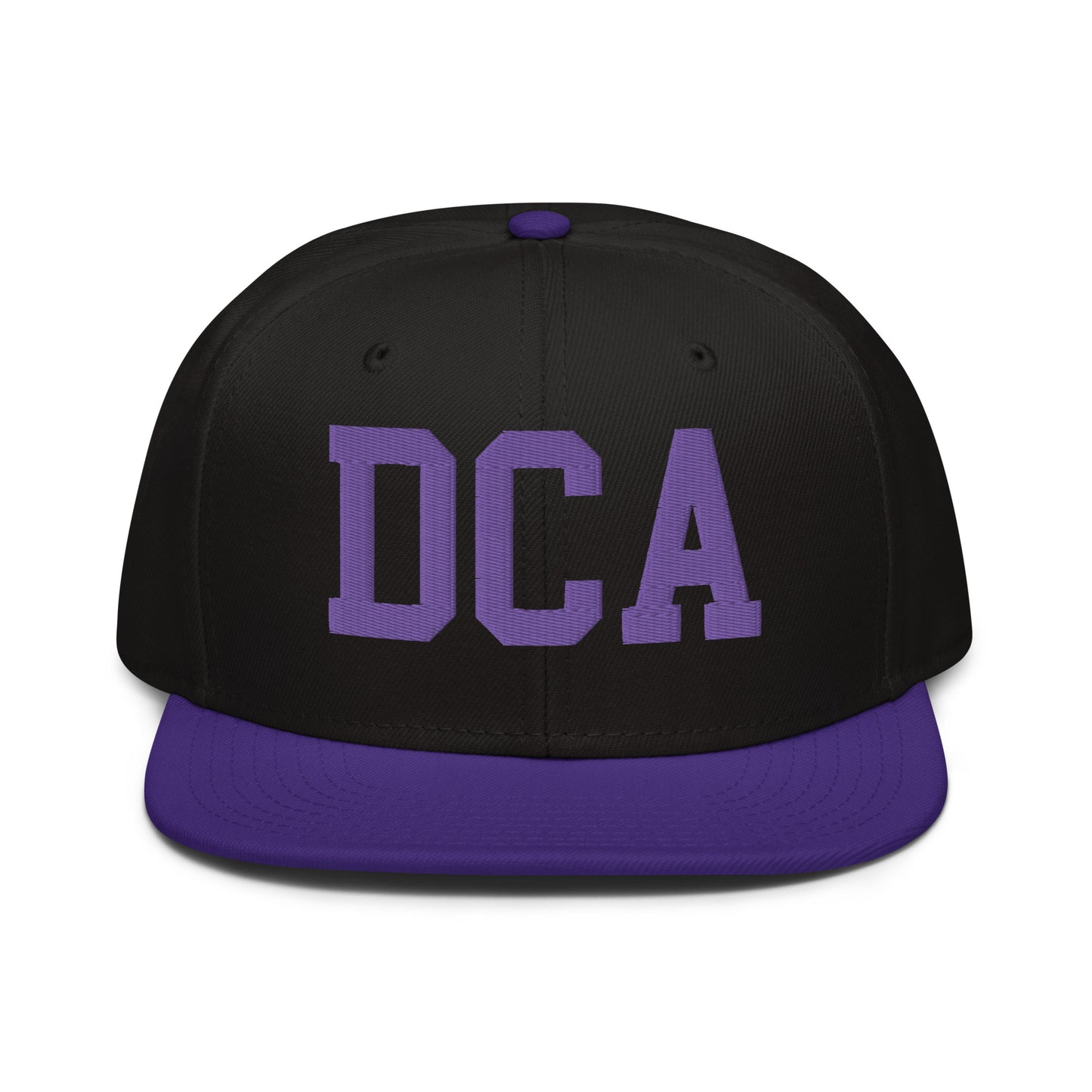 College-Style Wool-Blend Snapback Hat • Purple • DCA Washington • YHM Designs - Image 07