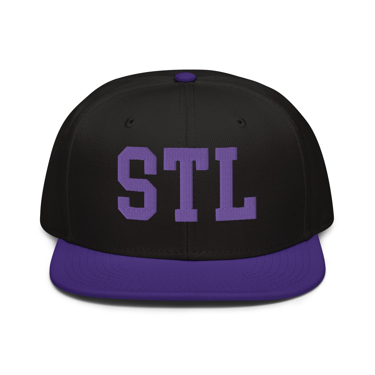 College-Style Wool-Blend Snapback Hat • Purple • STL St. Louis • YHM Designs - Image 07