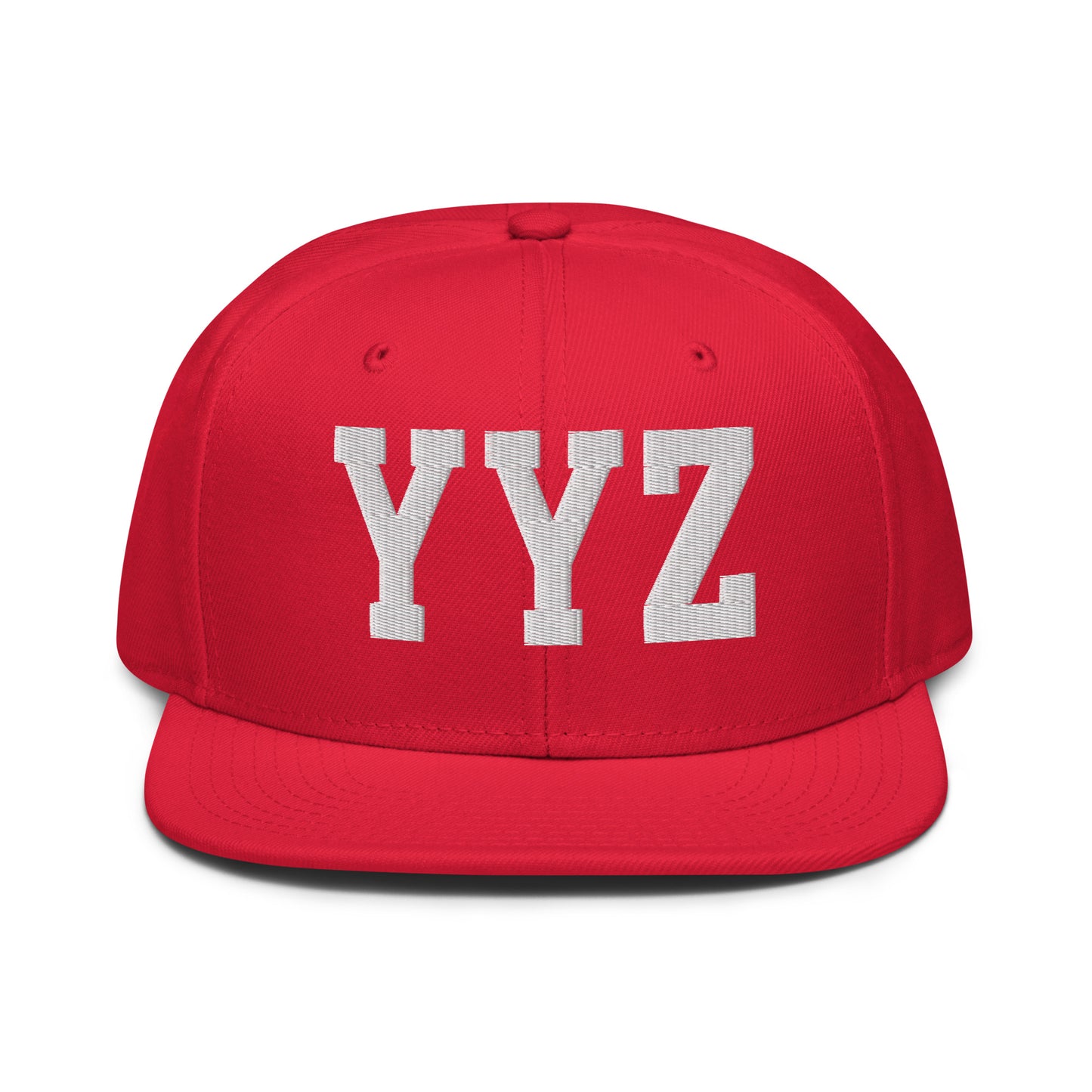 College-Style Wool-Blend Snapback Hat • White • YYZ Toronto • YHM Designs - Image 14