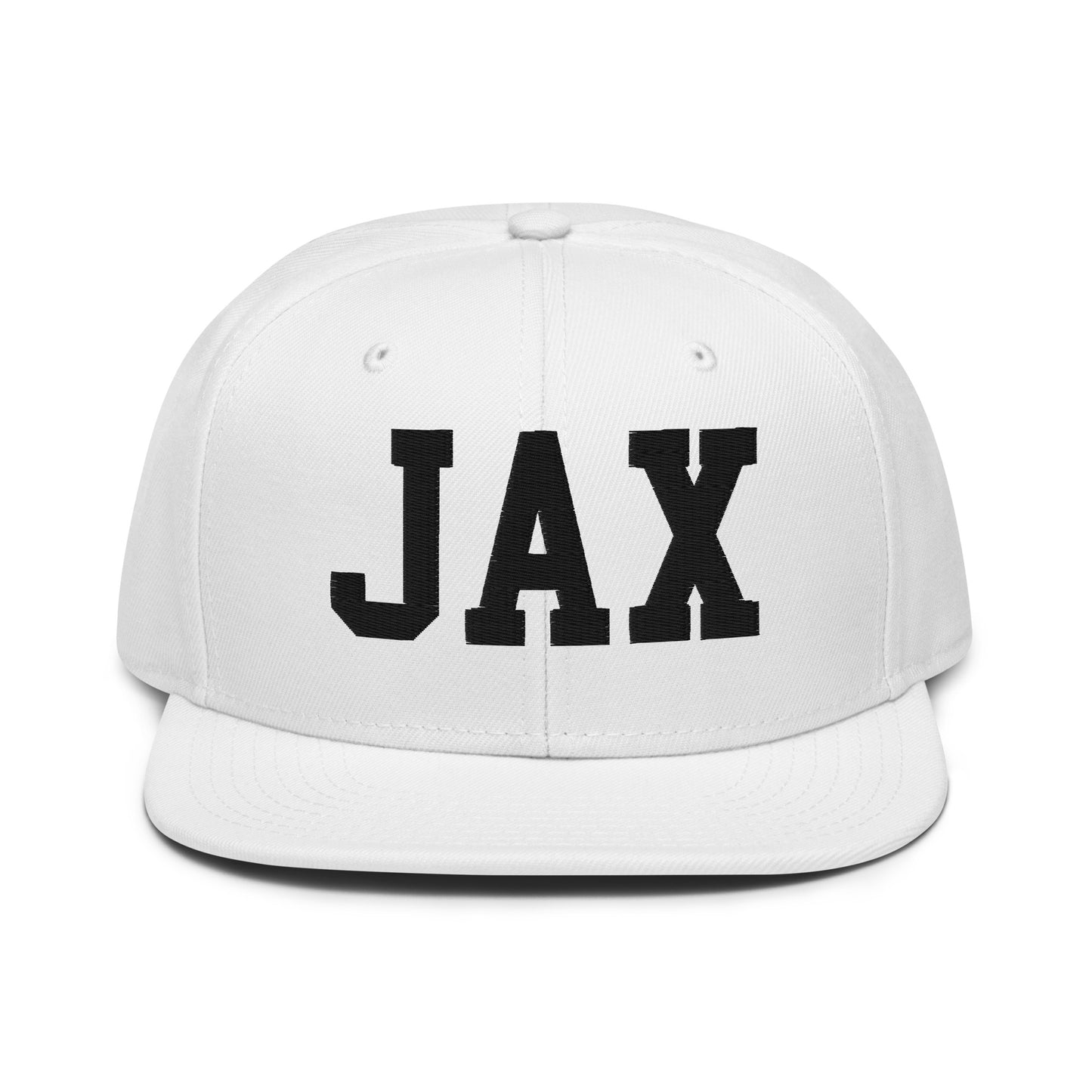 College-Style Wool-Blend Snapback Hat • Black • JAX Jacksonville • YHM Designs - Image 26