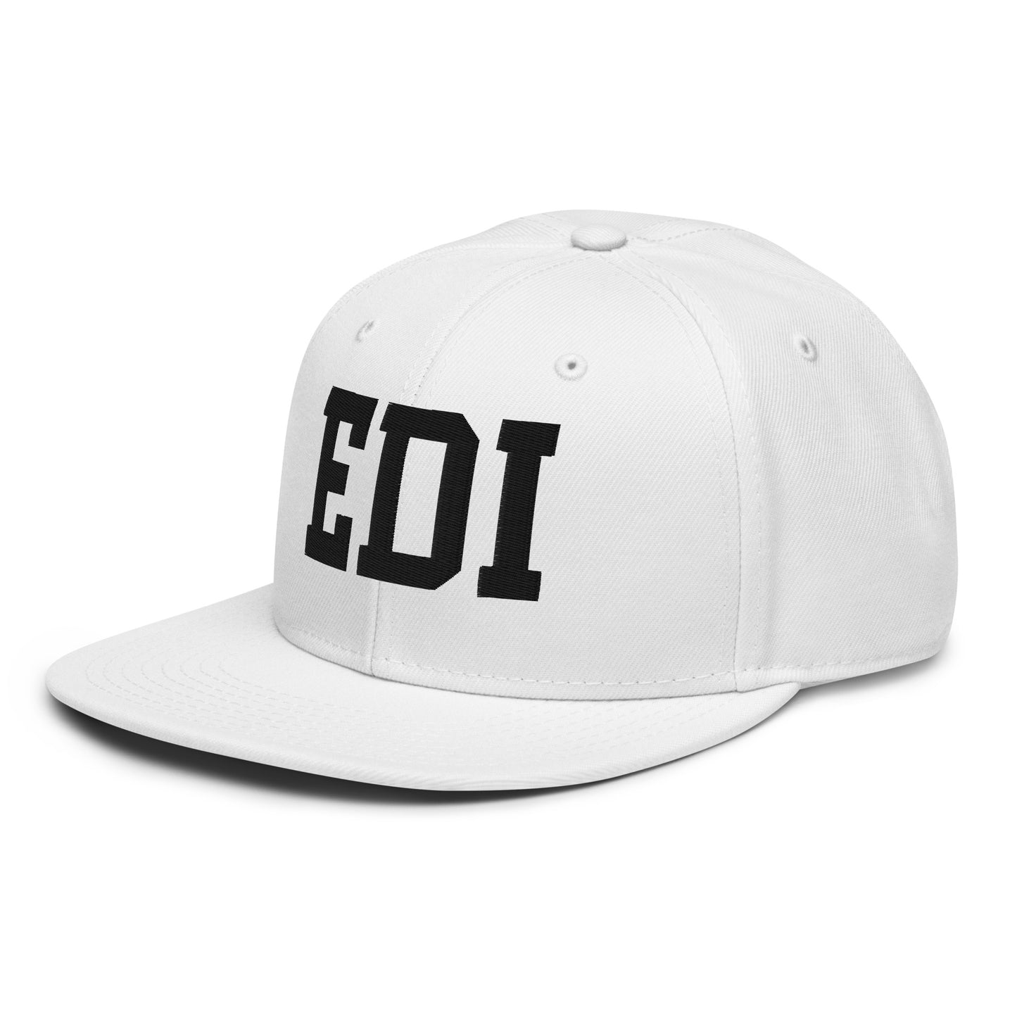 College-Style Wool-Blend Snapback Hat • Black • EDI Edinburgh • YHM Designs - Image 28