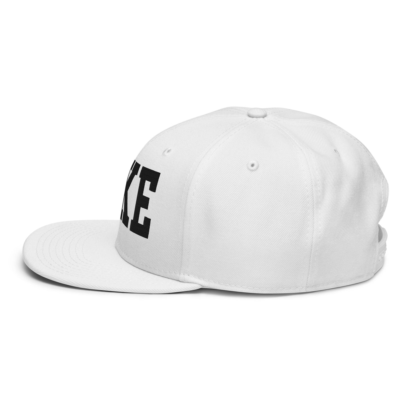 College-Style Wool-Blend Snapback Hat • Black • MKE Milwaukee • YHM Designs - Image 29