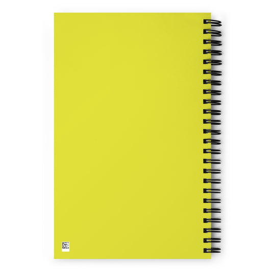 ARN Stockholm Spiral Notebook • Air Force Lettering - Yellow • YHM Designs - Image 02