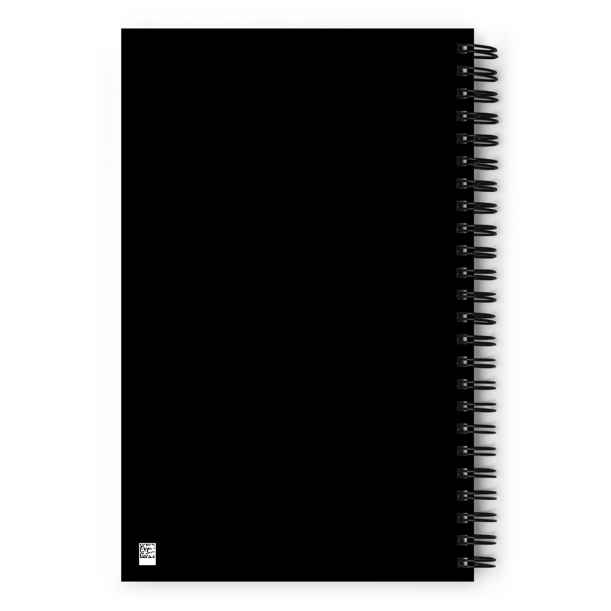 MAN Manchester Spiral Notebook • Black with Oval Car Sticker Design • YHM Designs - Image 02