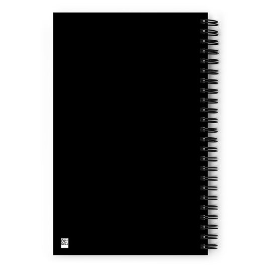 SYD Sydney Spiral Notebook • Black with Oval Car Sticker Design • YHM Designs - Image 02
