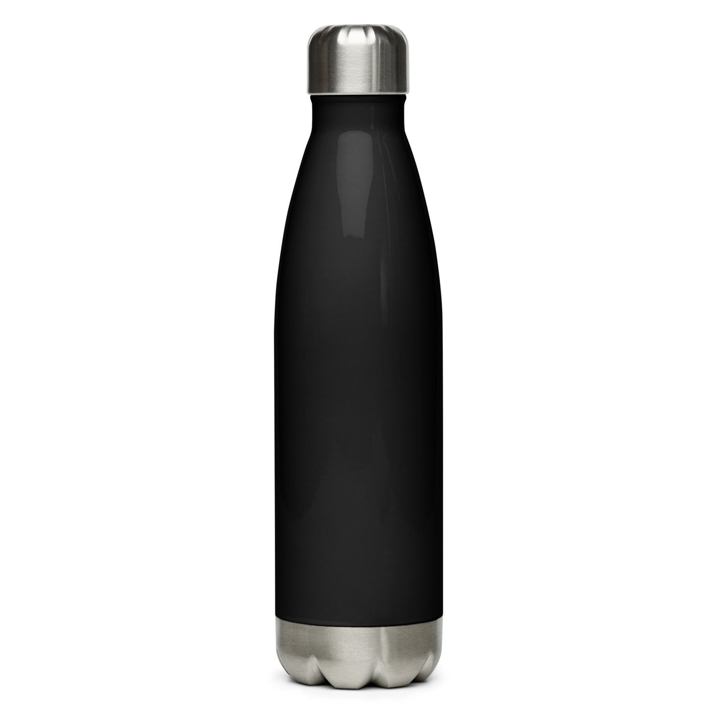 Unique Travel Gift Water Bottle - White Oval • LAS Las Vegas • YHM Designs - Image 07