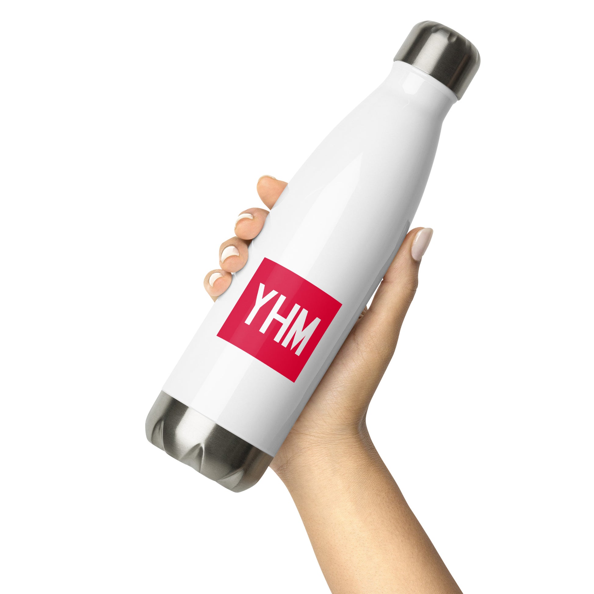 YHM Hamilton Water Bottle • Air Force Lettering in Crimson Red • YHM Designs - Image 04