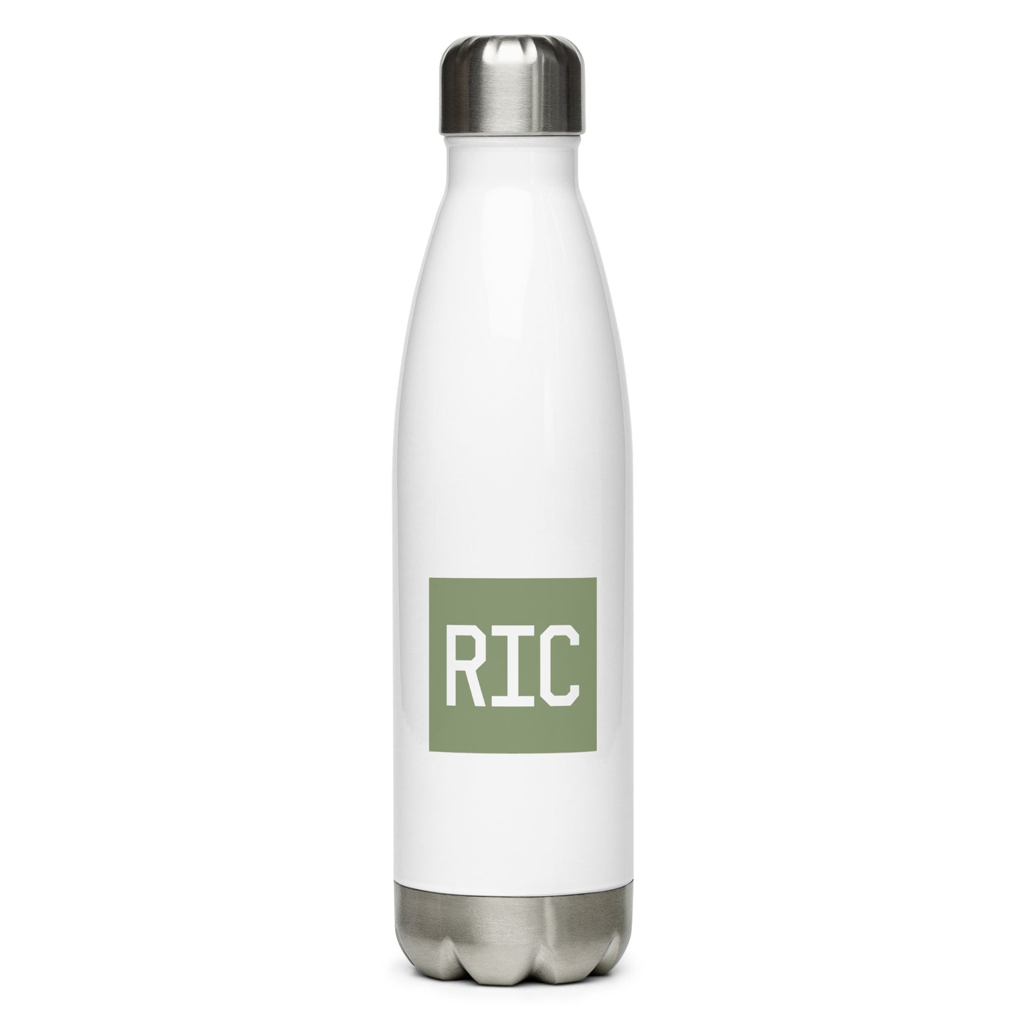 Aviation Gift Water Bottle - Camo Green • RIC Richmond • YHM Designs - Image 01
