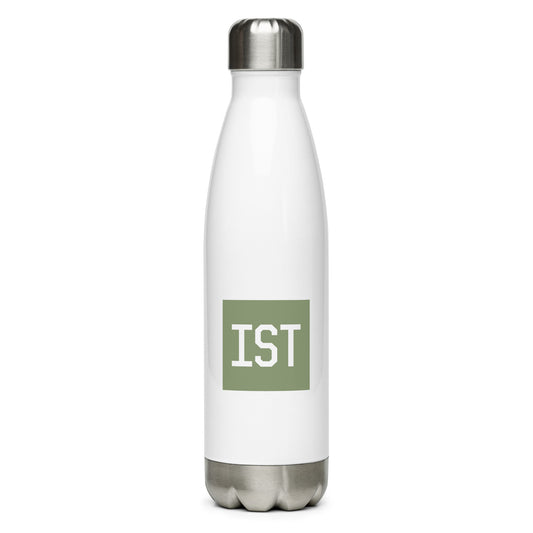 Aviation Gift Water Bottle - Camo Green • IST Istanbul • YHM Designs - Image 01