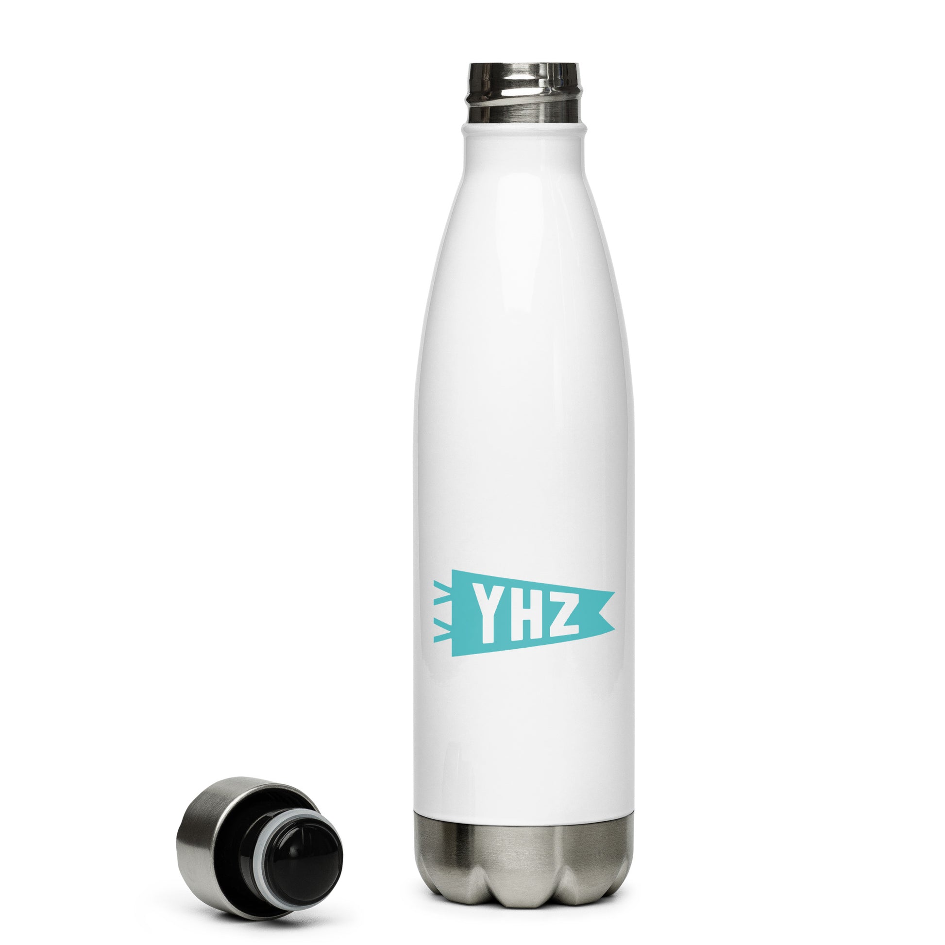 Cool Travel Gift Water Bottle - Viking Blue • YHZ Halifax • YHM Designs - Image 05