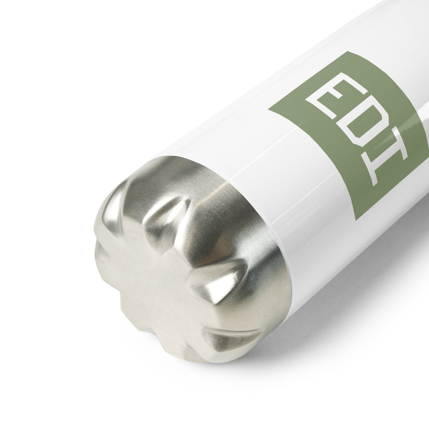 Aviation Gift Water Bottle - Camo Green • EDI Edinburgh • YHM Designs - Image 03