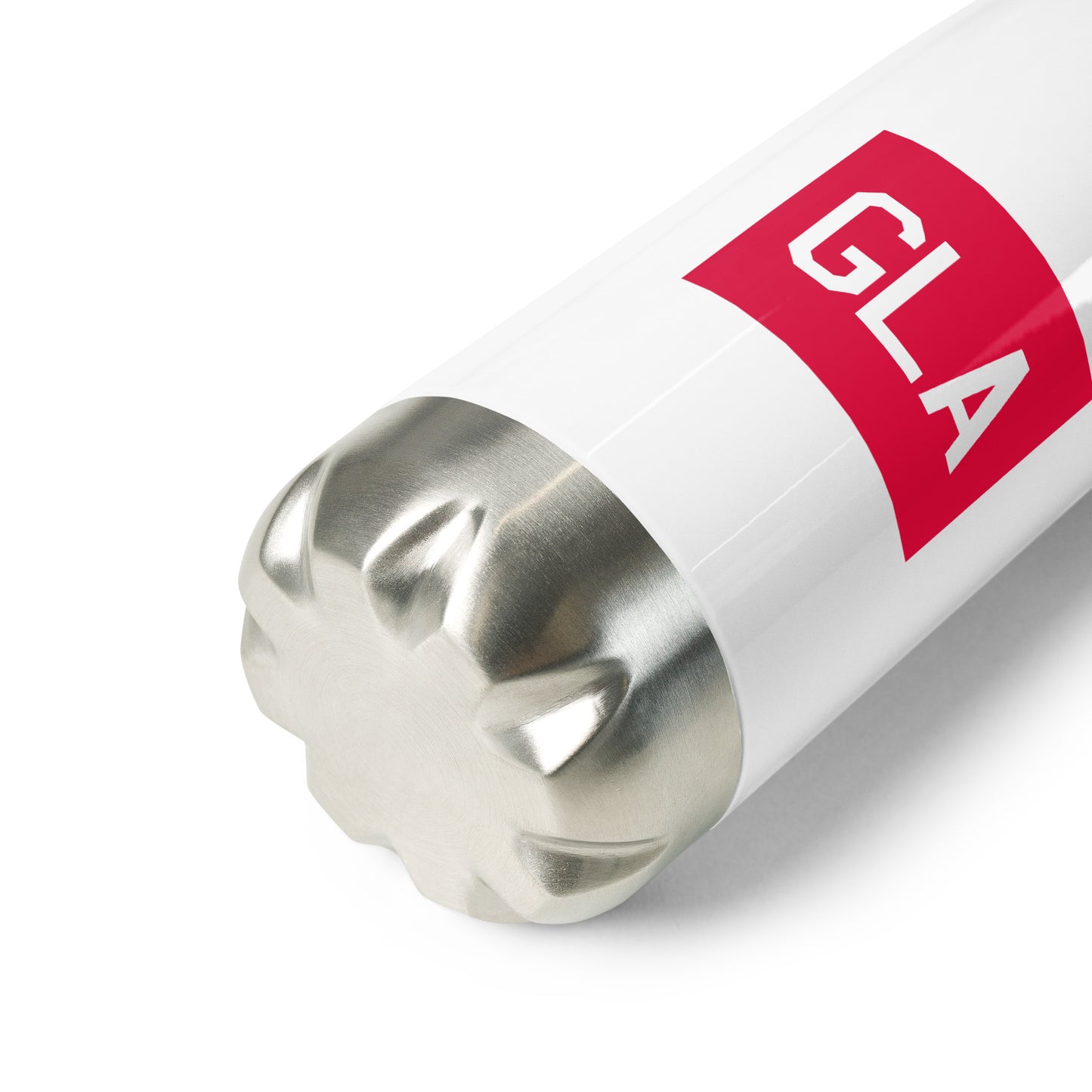 Aviator Gift Water Bottle - Crimson Graphic • GLA Glasgow • YHM Designs - Image 03