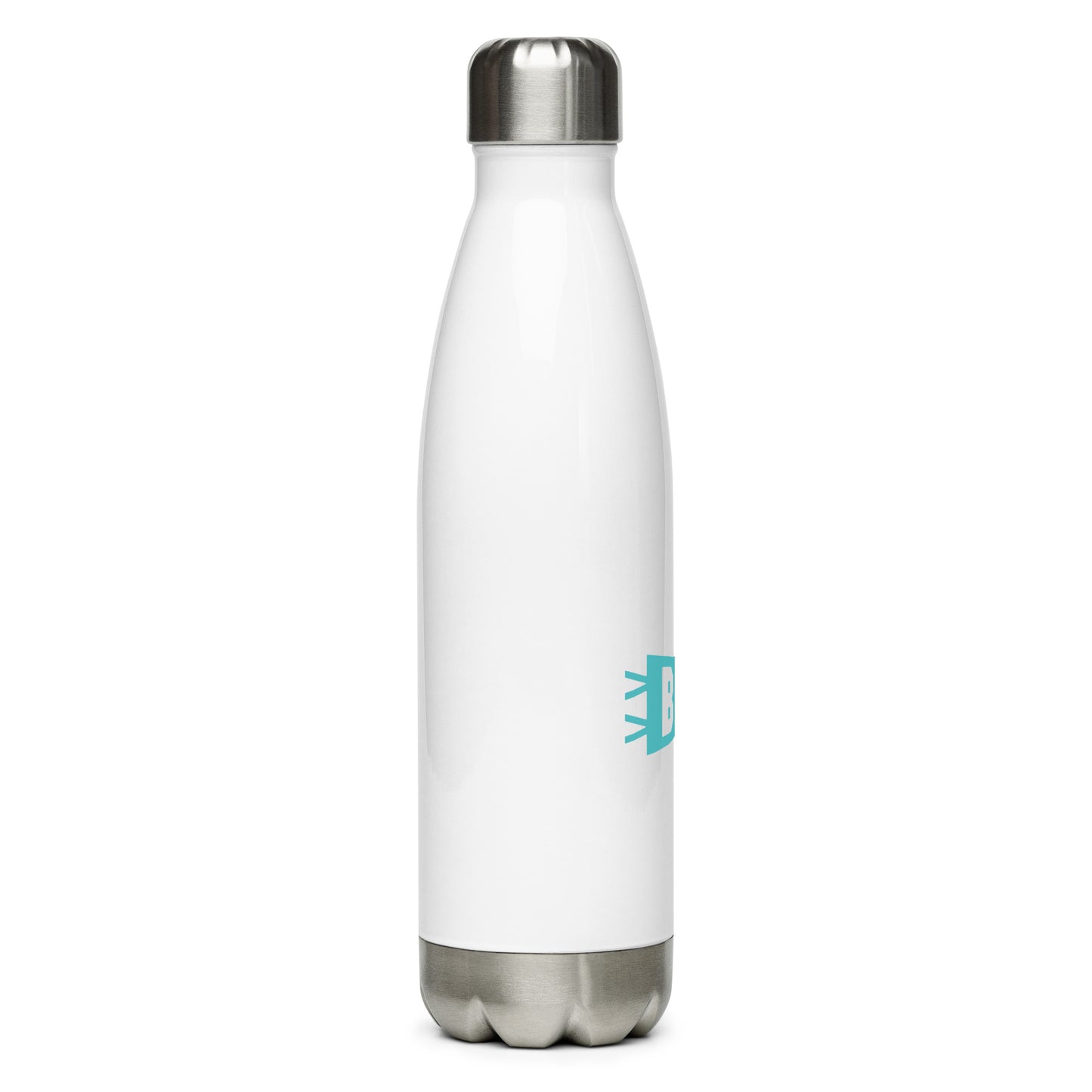 Cool Travel Gift Water Bottle - Viking Blue • BOS Boston • YHM Designs - Image 06