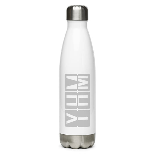 YHM Hamilton Water Bottle • Split-Flap Display Lettering in Grey • YHM Designs - Image 01