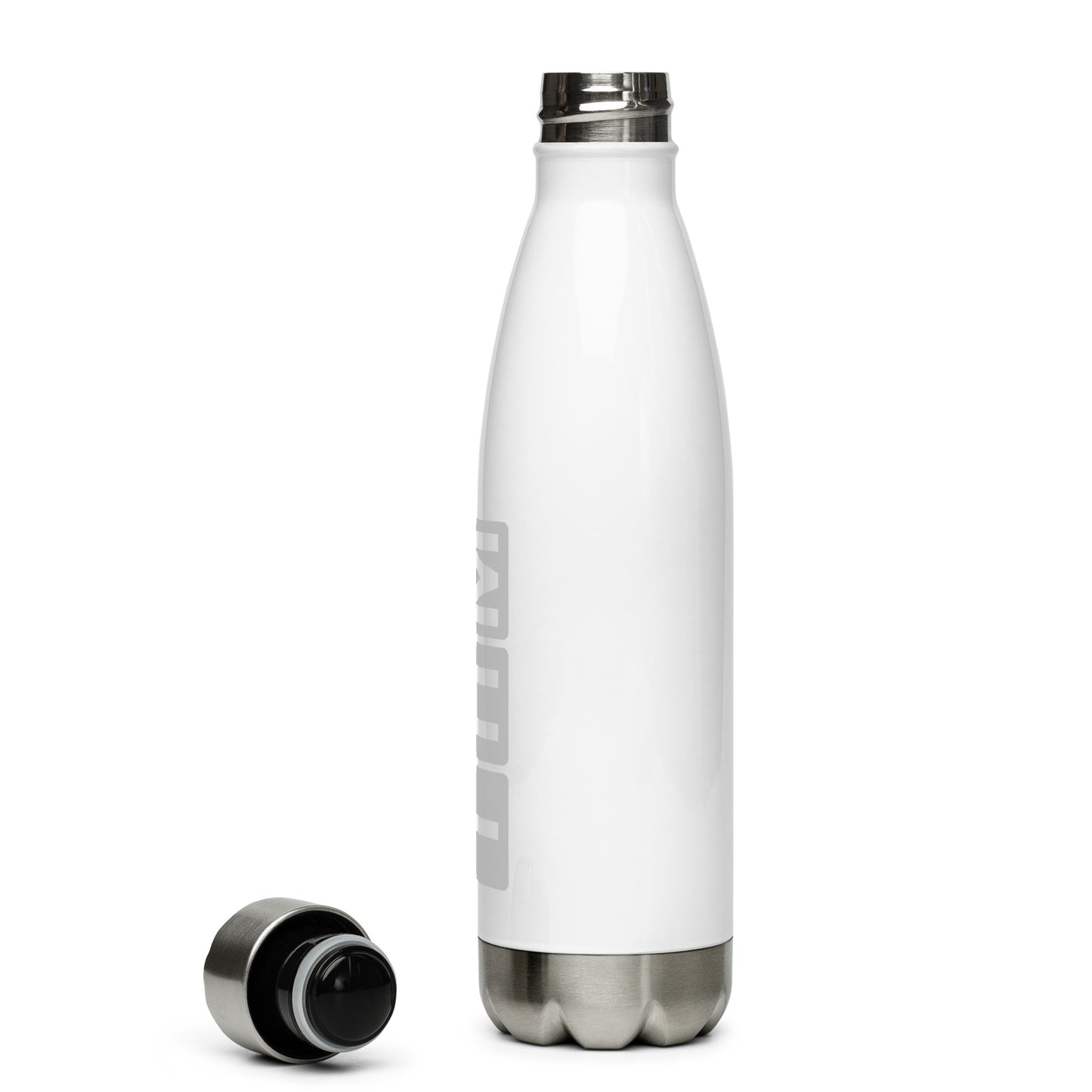 YHM Hamilton Water Bottle • Split-Flap Display Lettering in Grey • YHM Designs - Image 06