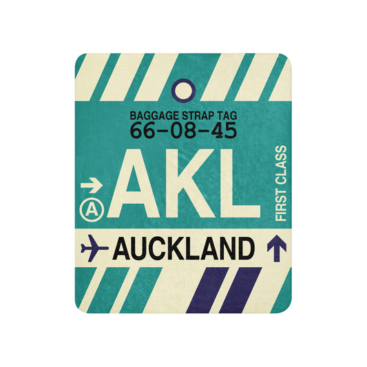 Travel Gift Sherpa Blanket • AKL Auckland • YHM Designs - Image 01