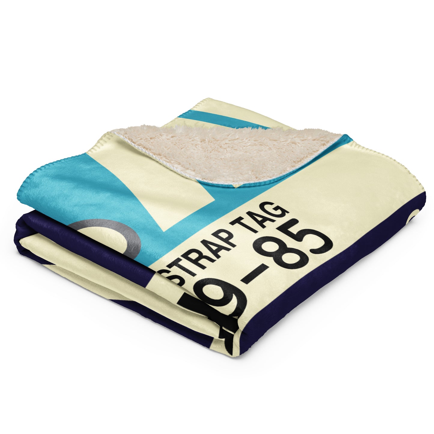 Travel Gift Sherpa Blanket • BNA Nashville • YHM Designs - Image 03