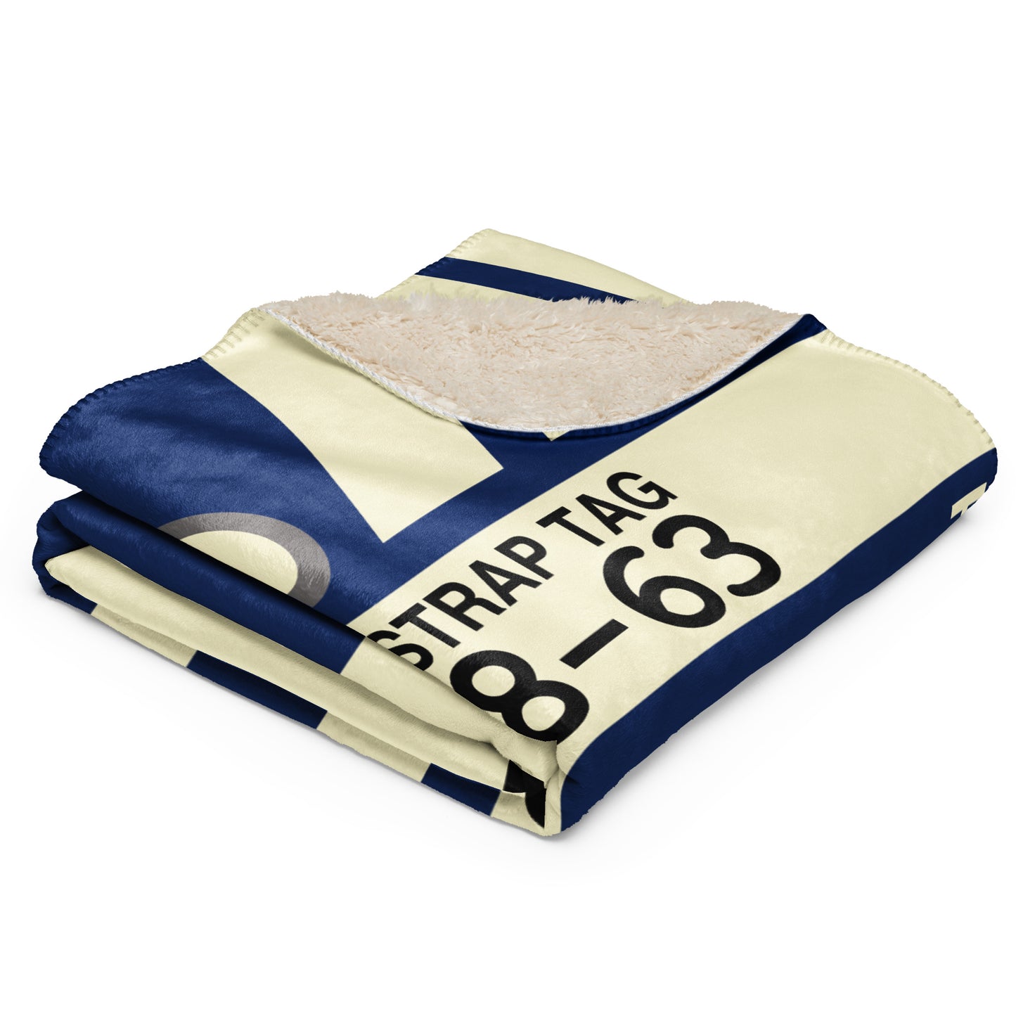 Travel Gift Sherpa Blanket • DFW Dallas • YHM Designs - Image 03