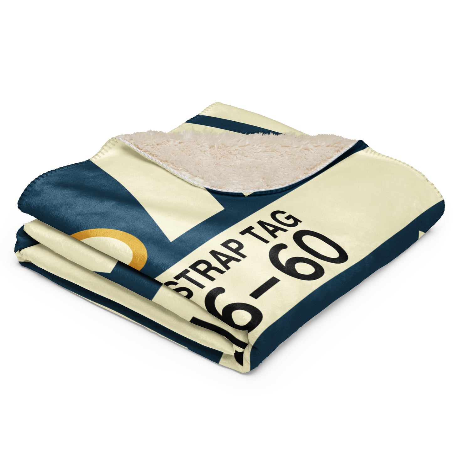 Travel Gift Sherpa Blanket • IND Indianapolis Souvenir • YHM Designs - Image 03