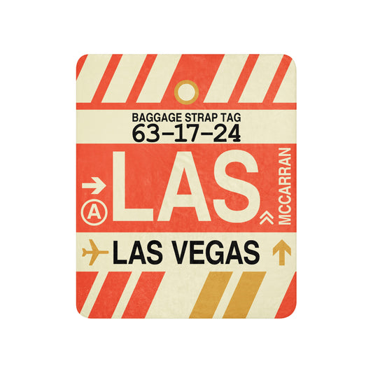 Travel Gift Sherpa Blanket • LAS Las Vegas • YHM Designs - Image 01