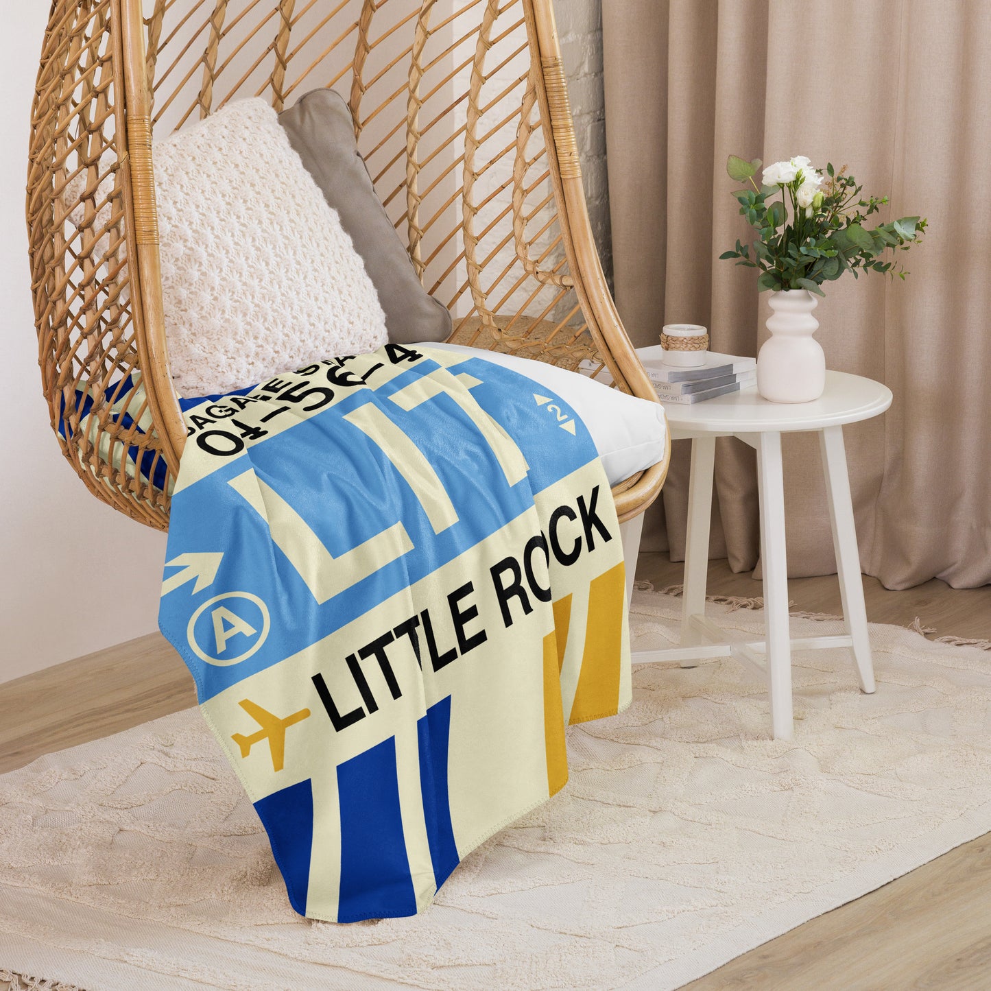 Travel Gift Sherpa Blanket • LIT Little Rock Souvenir • YHM Designs - Image 07